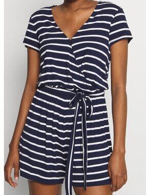 GAP women's stripe jumpsuit small
